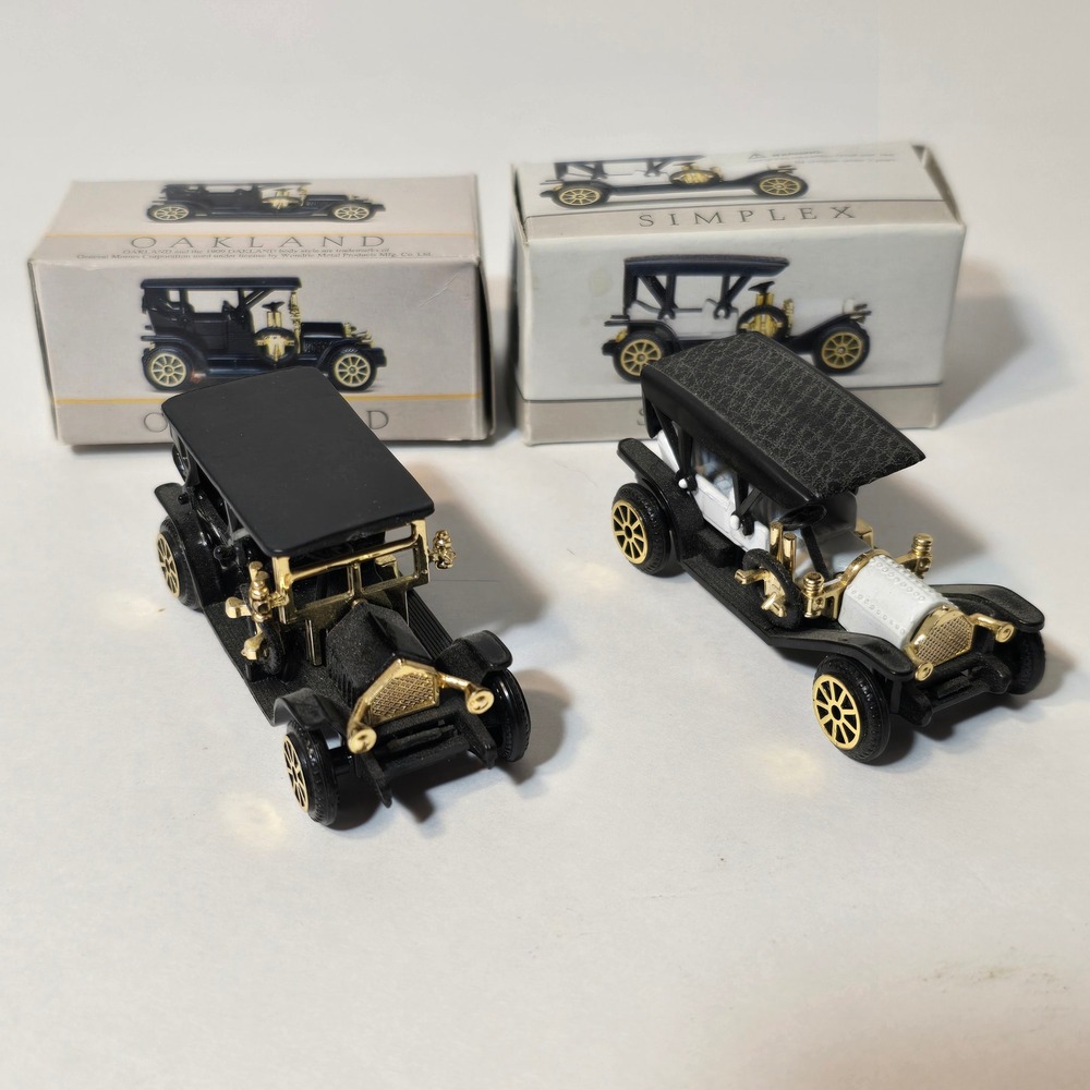 Wondrie Metal Products Diecast 1909‎ Oakland & Simplex Miniature Car Set Boxes - Picture 3 of 9